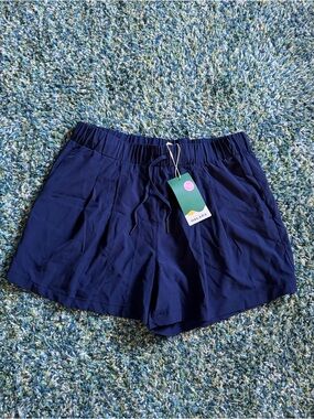 Navy Halara Women’s Shorts with Drawstring. Size medium